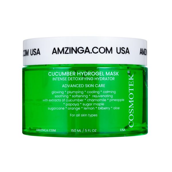 Cucumber Gel Mask | Extreme De-Tox Hydrator, Cooling and Hydrating Facial Mask, Helps Soothe the Look of Dry and Irritated Skin,