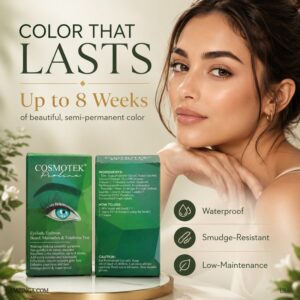 Eyebrow Tint and Dye Kit for Long Lasting Natural Brows at Home or Salon