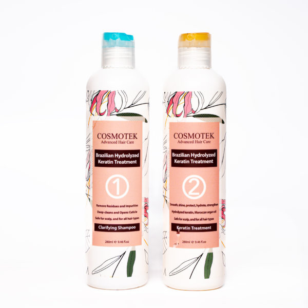 Complex Brazilian Keratin Blowout Hair Treatment 280ml Professional Results Straightens and Smooths Hair #1 & #2