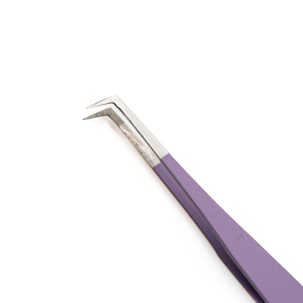 Lash Tweezers For Eyelash Extensions, Professional 90 Degree Tweezers For Lash Extension Supplies, Best Pink Tweezers Precision Tool Set(90 Degree) – Renaissance edition