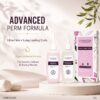 Advanced Perm Formula for Ultra Firm Long Lasting Curls, Waves and Deep Hydration for Normal, Tinted, and Highlighted Hair