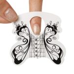 50Pcs Nail Form Stickers Pro Butterfly Square Tips Nail Form Forms for Curve Acrylic UV Gel Nails Builder - Image 5