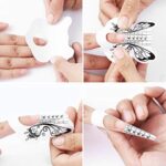 50Pcs Nail Form Stickers Pro Butterfly Square Tips Nail Form Forms for Curve Acrylic UV Gel Nails Builder - Image 6