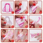 50Pcs Nail Art Tips Extension Forms Guide French DIY Tool Acrylic UV Gel - Image 2