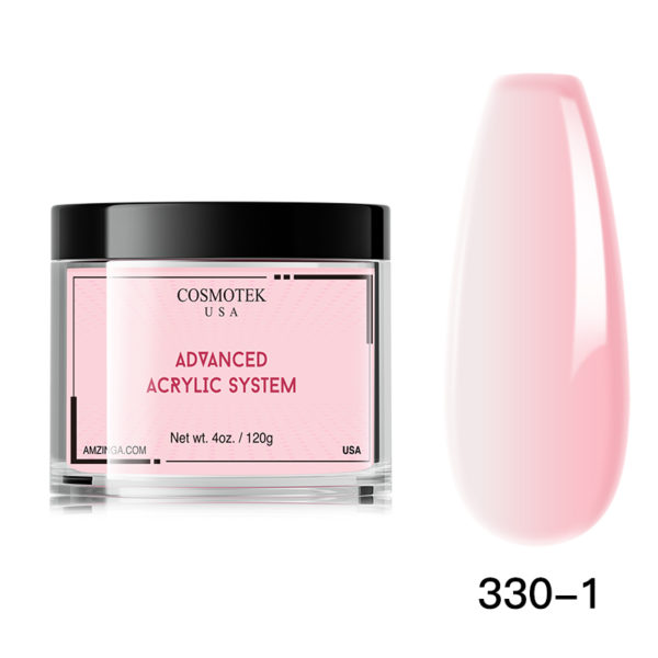 Advanced Acrylic System 4oz/120g (330-1), Clear Acrylic Nail Dipping Powder for Acrylic Nail Extension