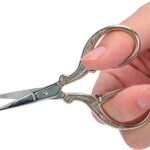 Craft Scissors, Practical Sewing Scissors for Craft for DIY for Sewing for Embroidery(pink, white, silver) - Image 4