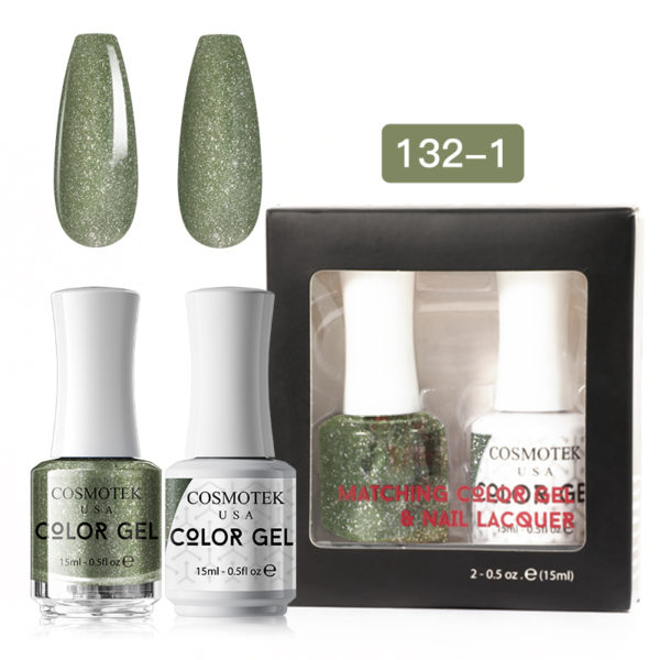 Matching Color Gel & Nail Lacquer Set 15ml (132-1)