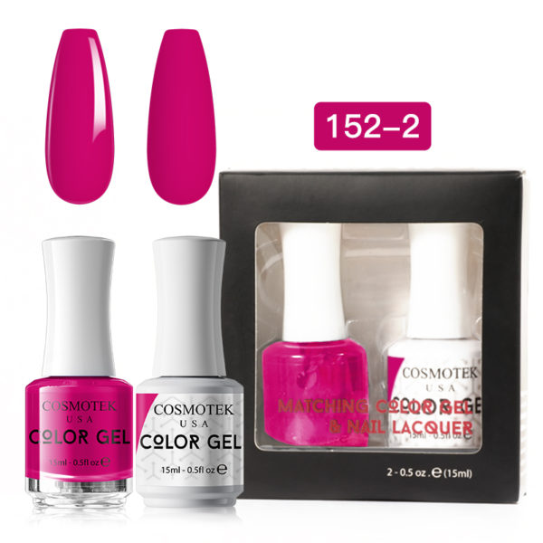 Matching Color Gel & Nail Lacquer Set 15ml (152-2)