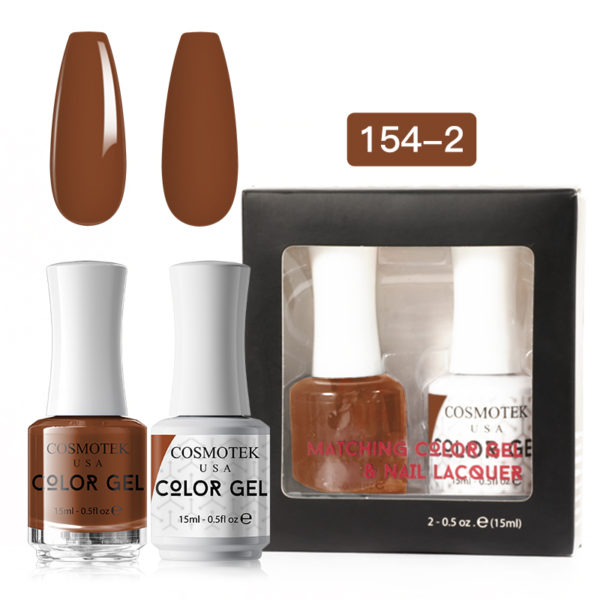 Matching Color Gel & Nail Lacquer Set 15ml (154-2)