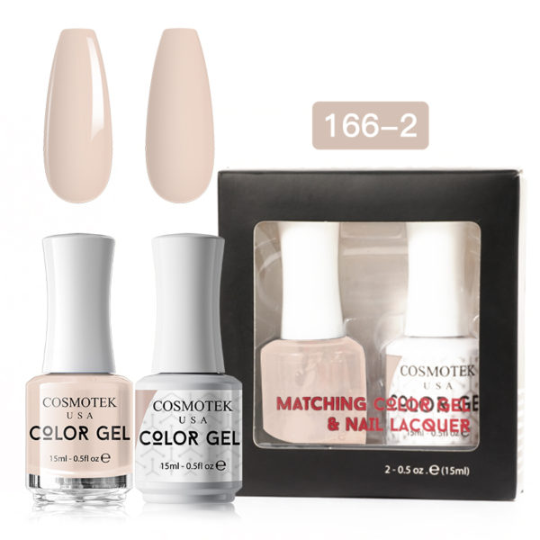 Matching Color Gel & Nail Lacquer Set 15ml (166-2)