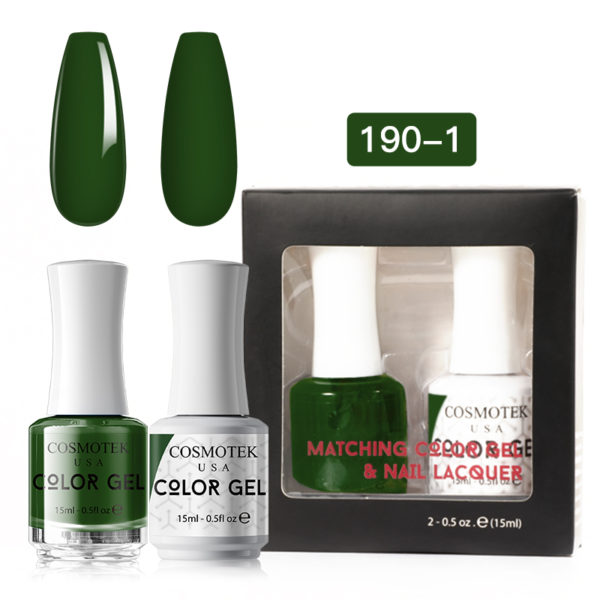 Matching Color Gel & Nail Lacquer Set 15ml (190-1)