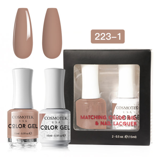 Matching Color Gel & Nail Lacquer Set 15ml (223-1)