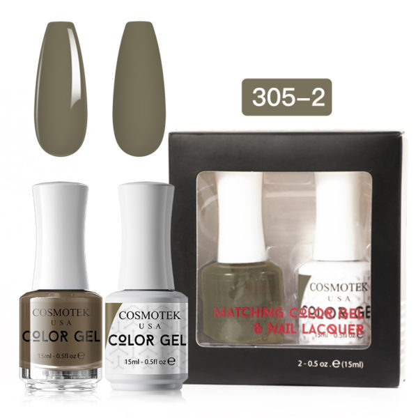 Matching Color Gel & Nail Lacquer Set 15ml (305-2)
