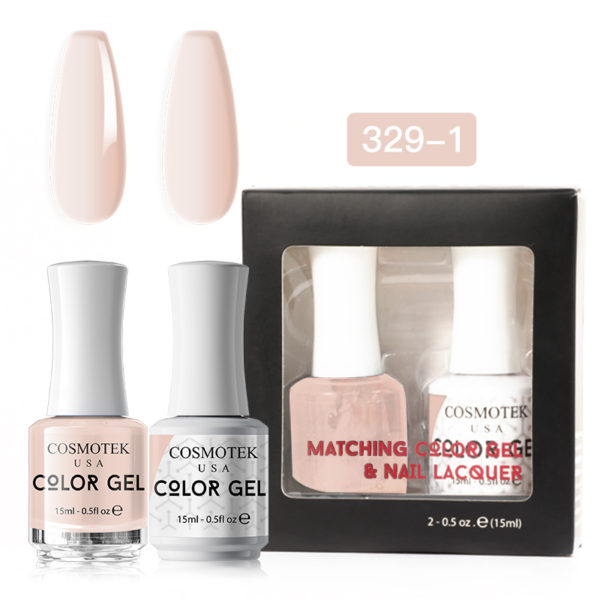 Matching Color Gel & Nail Lacquer Set 15ml (329-1)