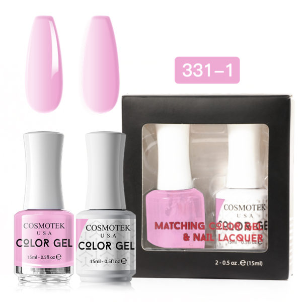 Matching Color Gel & Nail Lacquer Set 15ml (331-1)