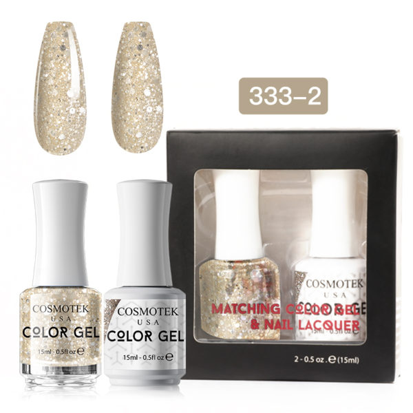 Matching Color Gel & Nail Lacquer Set 15ml (333-2)