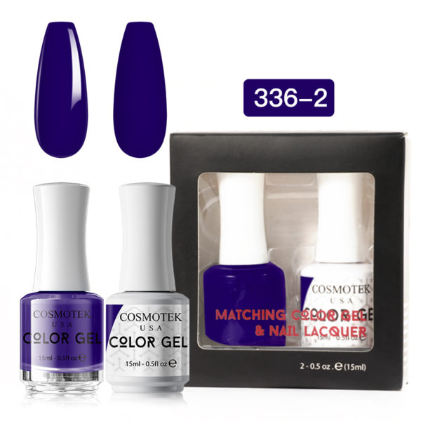 Matching Color Gel & Nail Lacquer Set 15ml (336-2)