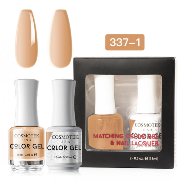 Matching Color Gel & Nail Lacquer Set 15ml (337-1)