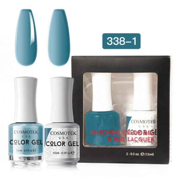 Matching Color Gel & Nail Lacquer Set 15ml (338-1)