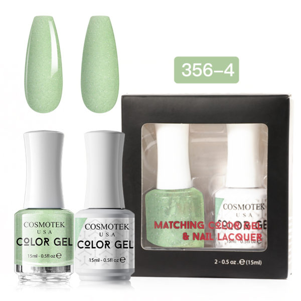 Matching Color Gel & Nail Lacquer Set 15ml (356-4)
