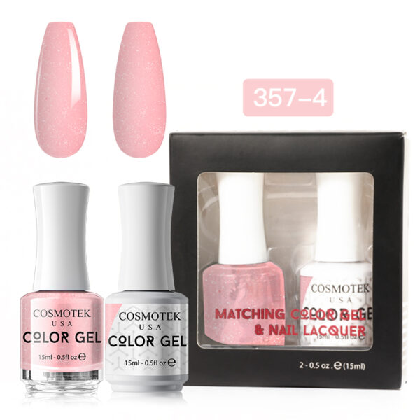 Matching Color Gel & Nail Lacquer Set 15ml (357-4)