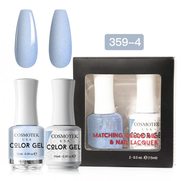 Matching Color Gel & Nail Lacquer Set 15ml (359-4)
