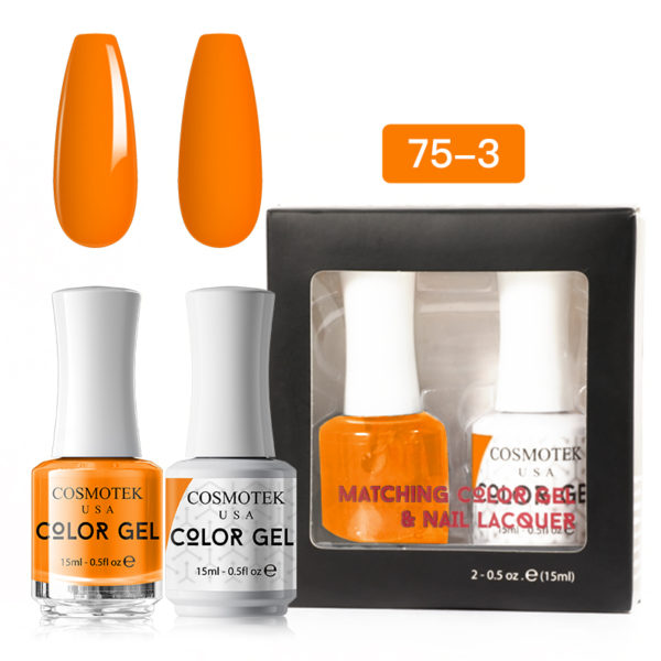 Matching Color Gel & Nail Lacquer Set 15ml (75-3)