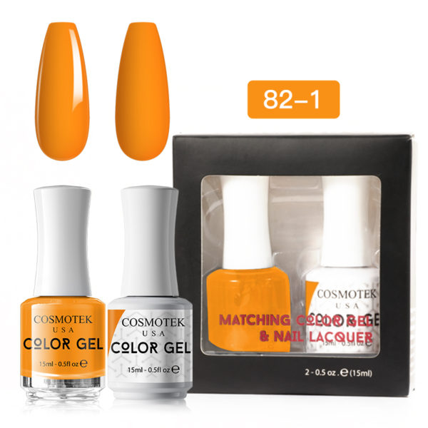 Matching Color Gel & Nail Lacquer Set 15ml (82-1)