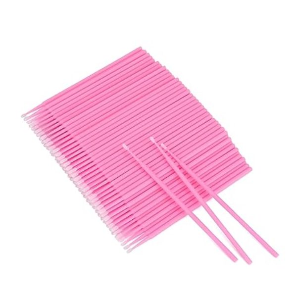 Disposable Micro Applicators Brush for Makeup and Personal Care Cosmetic Micro Brush, Microswabs for Eyelash Extensions, Nails, Eyeliner(Head Diameter: 2.0mm)- 5 X 100 PCS