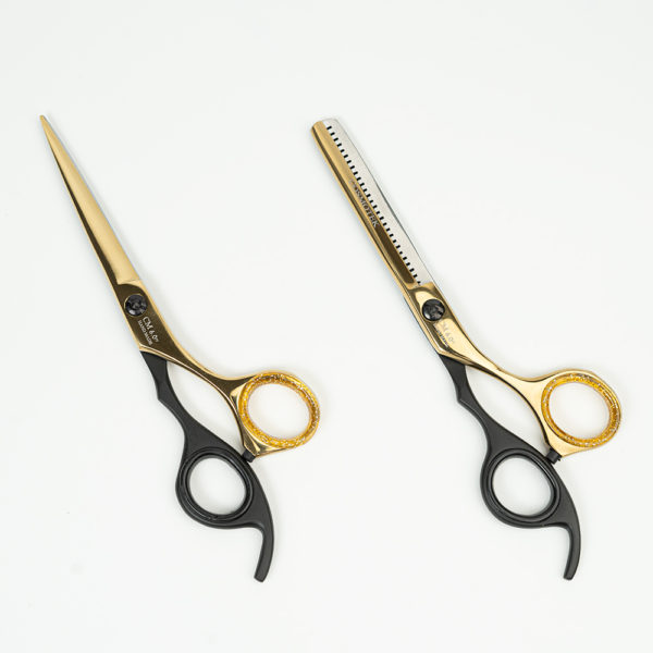 Professional Hair Cutting Scissors Set – Thinning/Texturizing Shears Set – 6.5” Overall Length, Razor Edge Barber Scissors For Men & Women – Premium Shears For Salon & Home Use