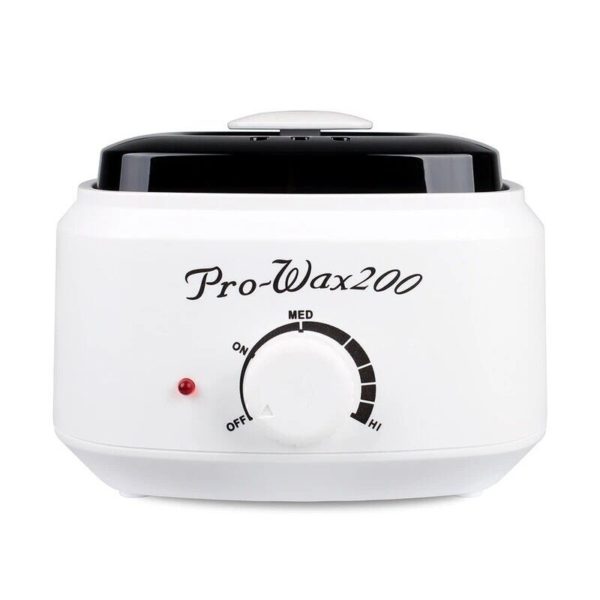 Wax Warmer Kit for Hair Removal At Home for Women Sensitive Skin Brazilian Facial Hair Body, Adjustable Temperature for Facial,Skin,Body,Spa, and Salon/ white
