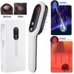 Laser Scalp Massager Comb, Hair Regrowth Brush Electric, Red Blue Light Phototherapy Vibration Hair Regrowth Brush for Hair Regrowth & Anti Hair Loss - Image 2