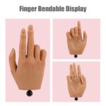 Nail Silicone Practice Hand – Flexible Fake Hand for Acrylic Nail Training, Manicure Practice, Nail Art Display, Tattoo Hand Model, Jewelry Showcase, Beginner & Professional Nail Tech Tools - Image 4