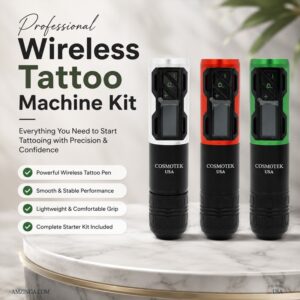 Wireless Cartridge Tattoo Machine Pen Power Supply for Tattoo Artists