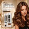 6-34 | 6GC – Light Golden Copper Brown Bonita Crown Eclipse Permanent Hair Color – Salon-Quality, Full Gray Coverage, Enriched with Natural Fruit Extracts for Long-Lasting Shine – 100ml