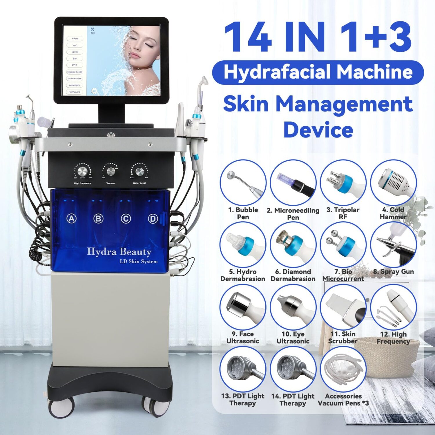 Cosmotek Advanced Skincare System – Hydra Dermabrasion Machine for Esthetic Professionals, Ideal for Salons, Spas & Skincare Clinics, - Image 7