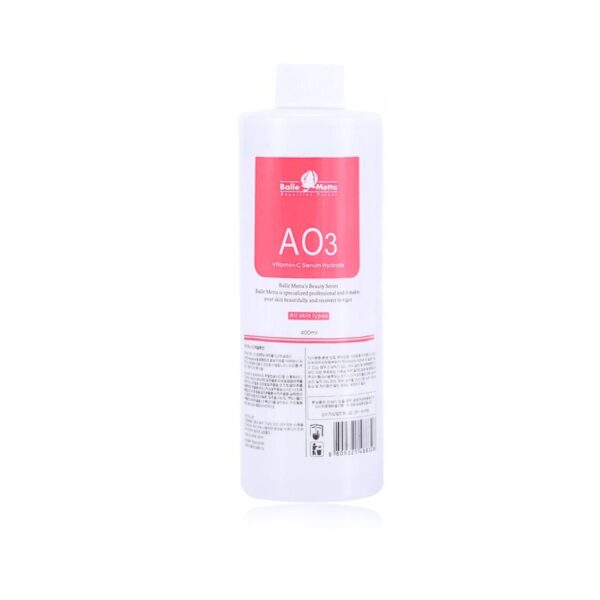 AO3 HydraFacial Compatible Serum – Deep Moisture, Skin Immunity Boost, Pro-Use 400ml