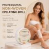 Non-woven Epilating Roll for Hair Waxing | Non Woven Design For Use with Soft Waxes | Hair Removal, 100 yds, professional use
