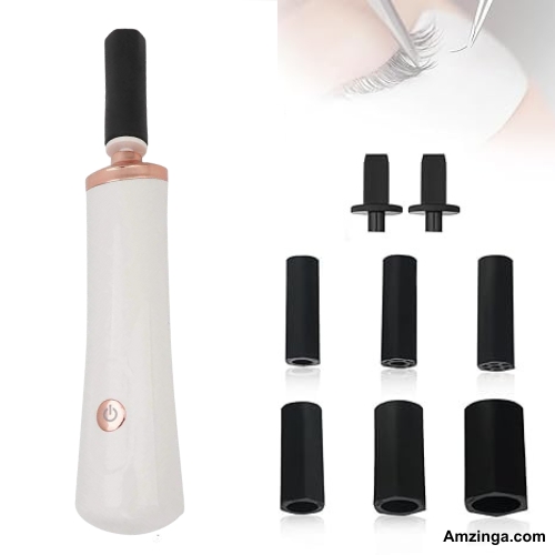 Glue Shaker for Eyelash Extensions,Electric Nail Lacquer Shaker, Electric Shaker Time Saving Handsfree Tool Glue Nails Polish (White)