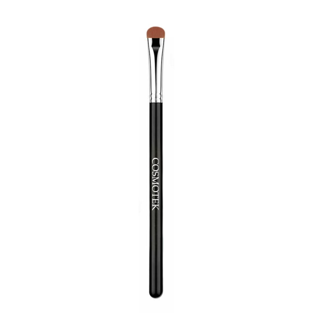 Cosmotek Flat Eyeshadow Brush – Precision Packing Brush for Shimmer & Matte Shadows – Soft Synthetic Bristles for Blending, Detailing & Cut Crease