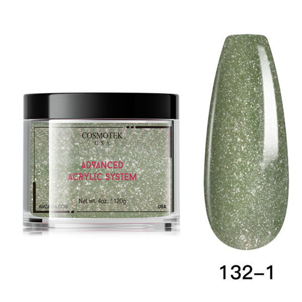 Advanced Acrylic System 4oz/120g (132-1), Clear Acrylic Nail Dipping Powder for Acrylic Nail Extension