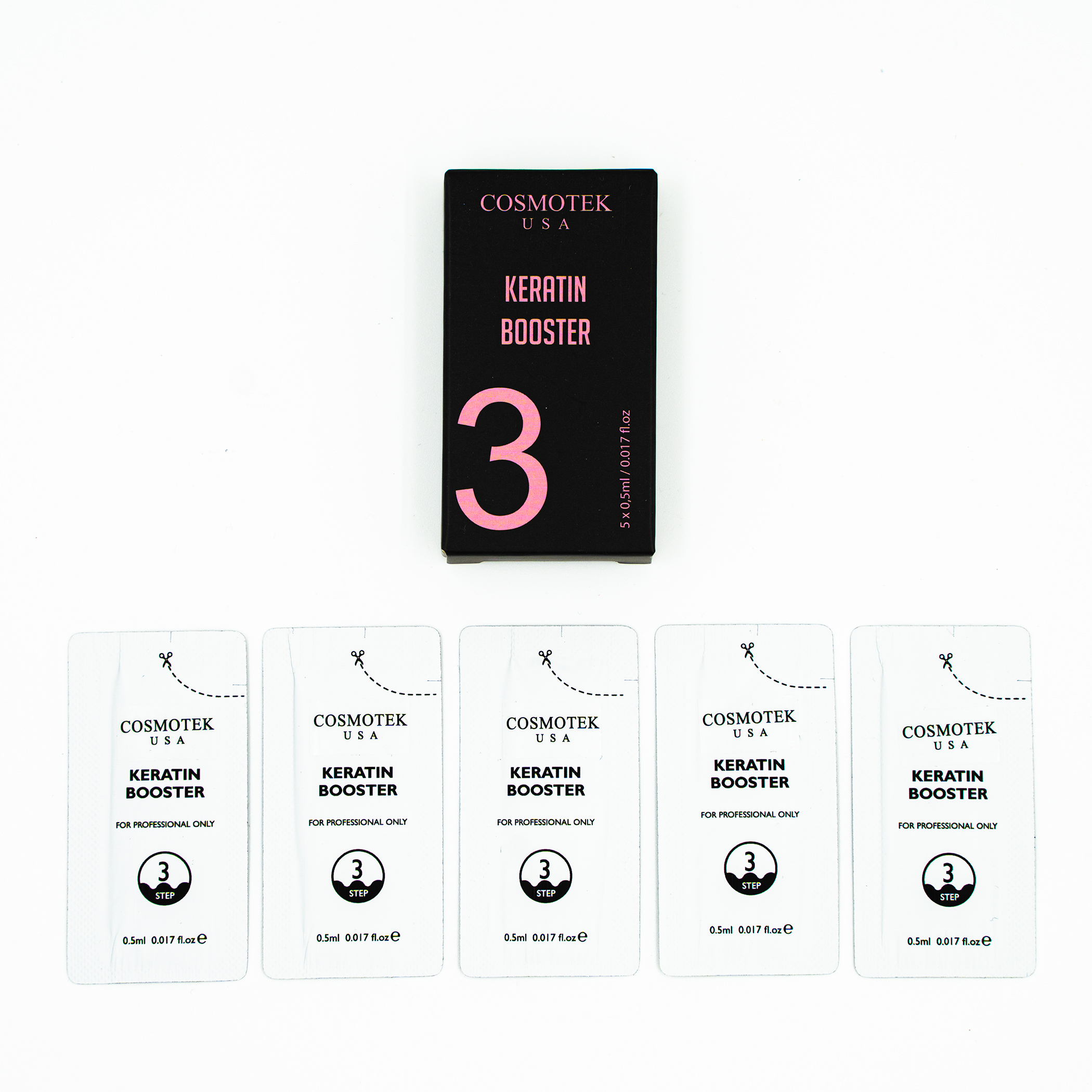 Lash Lift Kit,Separate Steps Products for Salon or at Home Step 3 – Keratin Booster