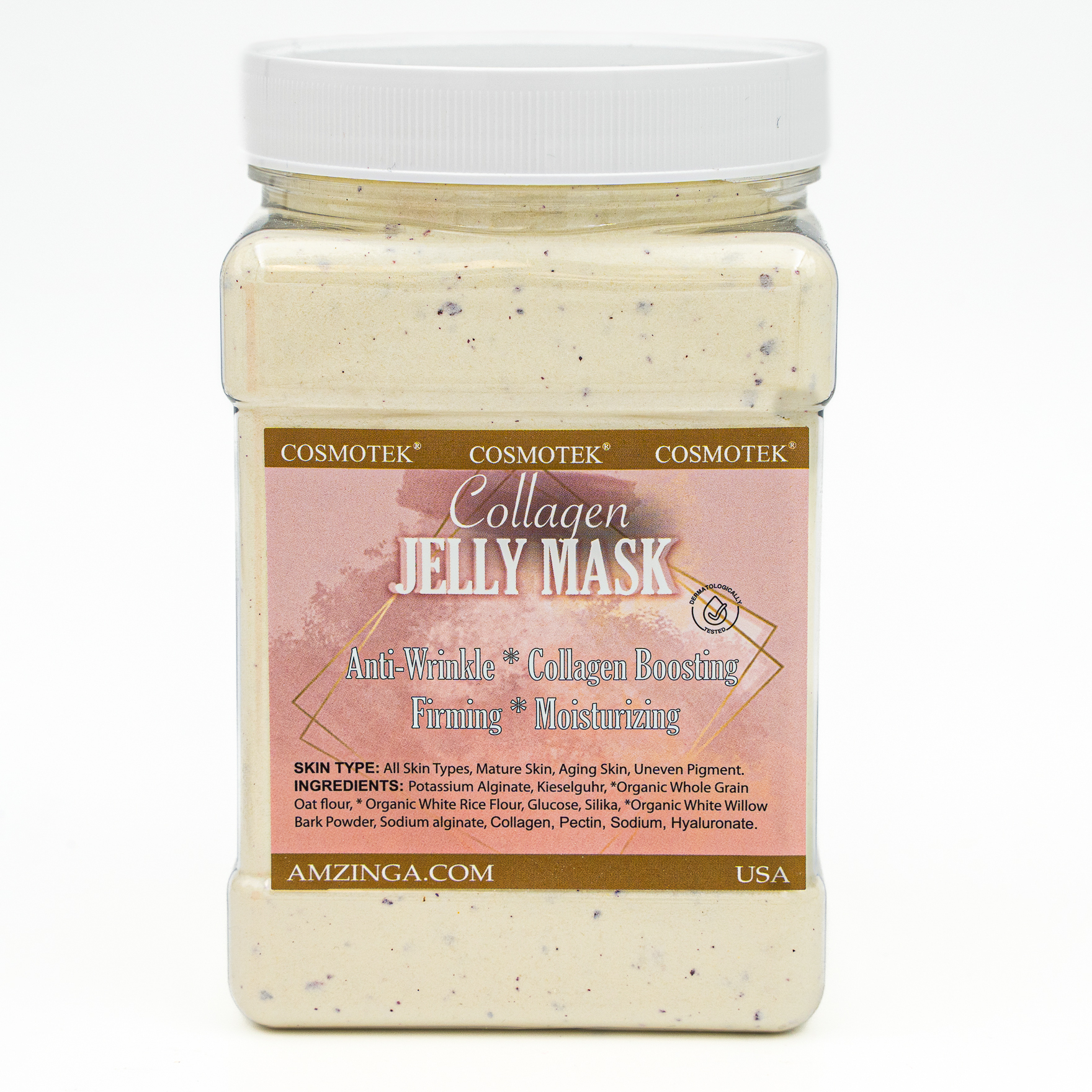 Jelly Mask for Facials Professional -Collagen- A Skin Care Hydro Jelly Mask of Spa for Men, Women and Adults - Anti-Wrinkle*Collagen Boosting*Firming*Moisturizing 23 Fl Oz Jar Face Mask Skin Care