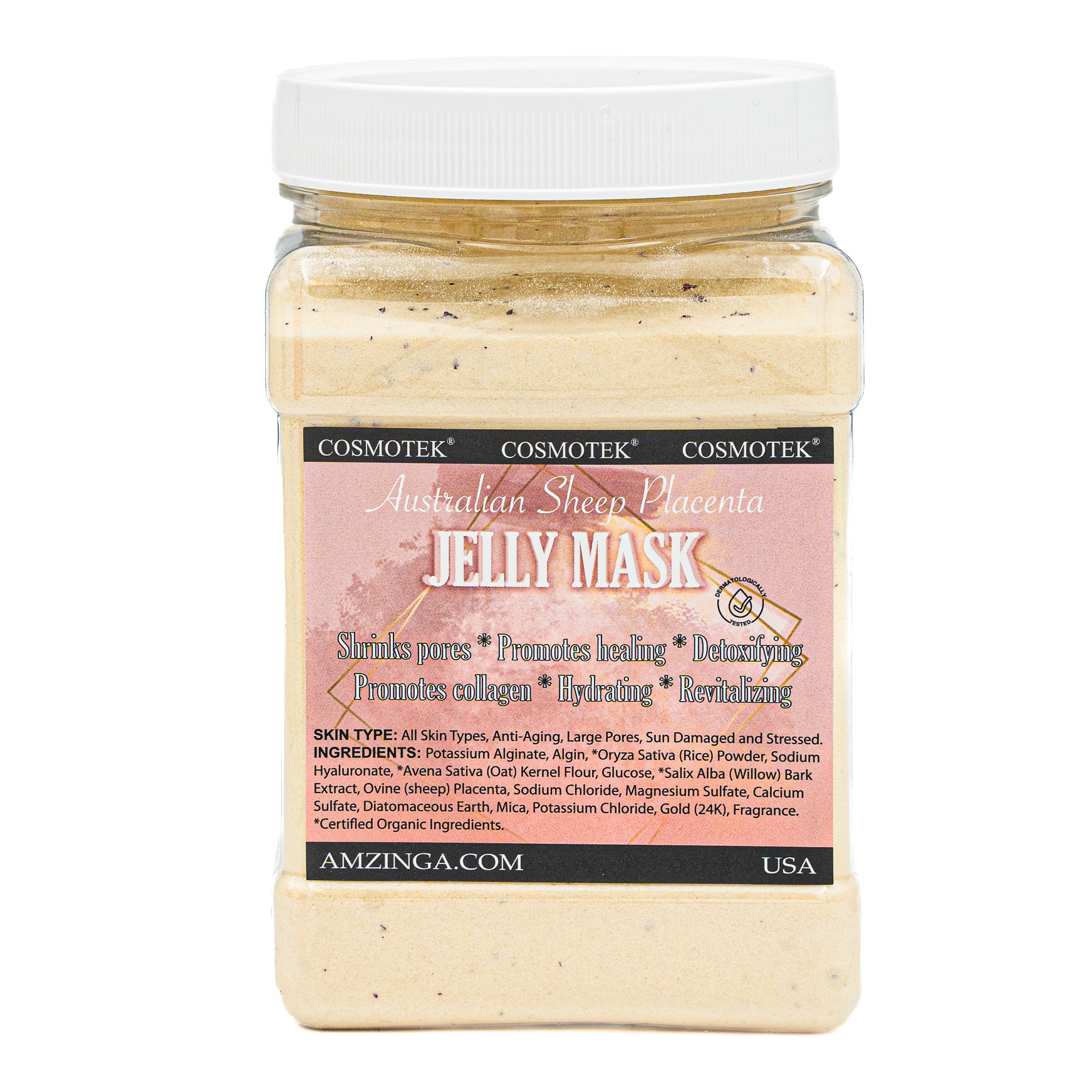 Jelly Mask for Facials Professional -Australian Sheep Placenta - A Skin Care Hydro Jelly Mask of Spa for Men, Women and Adults 23 Fl Oz Jar Face Mask Skin Care