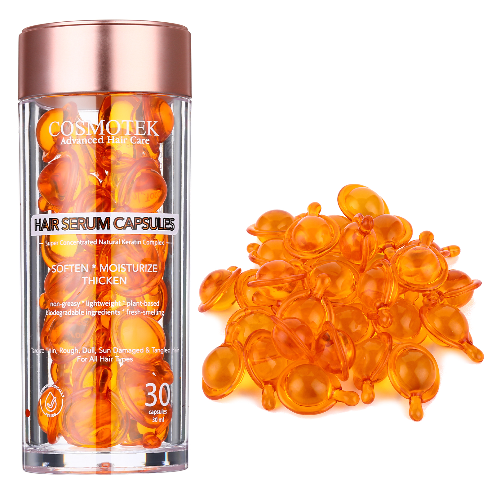 Soften * Moisturize thicken – Serum capsules