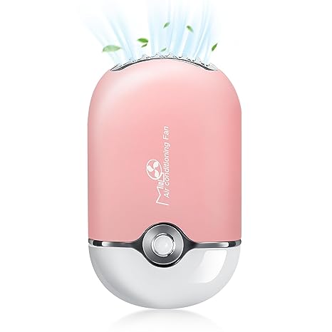 Lash Fan Mini Portable Eyelash Fan Handheld Lash Fan Dryer for Eyelash Extensions Rechargeable USB C Eyelash Dryer Air Cooling Blower Fan with Built in Sponge Lash Extension Application(Pink)