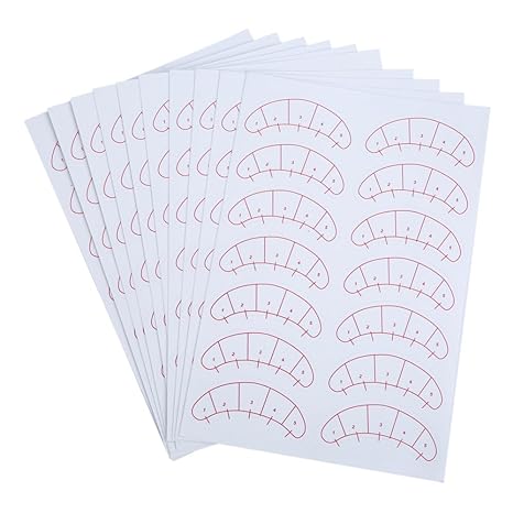 Paper Patches 3D Eyelash Under Eye Pads Training Patch Lash False Eyelash Extension Paper Patches Eye Tips Sticker Wraps Make Up Tools beauty eyelash sticker