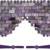 Amethyst Eye Mask Cooling Sleep Mask 100% All Natural Stone Eye Mask for Hot & Cold Anti Aging Therapy, Headache and Migraine Relief Weighted Eye Mask