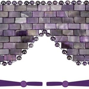 Amethyst Eye Mask Cooling Sleep Mask 100% All Natural Stone Eye Mask for Hot & Cold Anti Aging Therapy, Headache and Migraine Relief Weighted Eye Mask