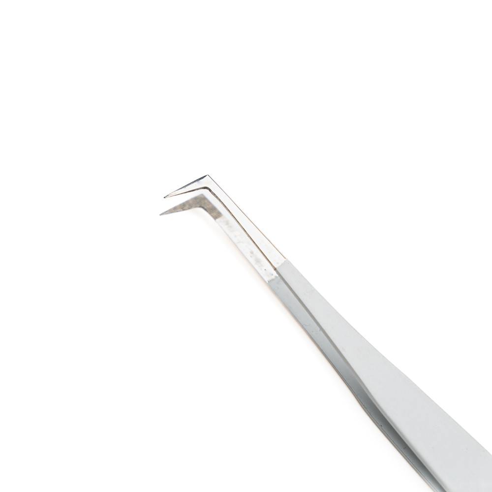 Tip Lash Tweezers for Eyelash Extensions, Professional 90 Degree Tweezers for Lash Extension Supplies, Best Pink Tweezers Precision Tool Set(90 Degree) – Fairy Star Edition